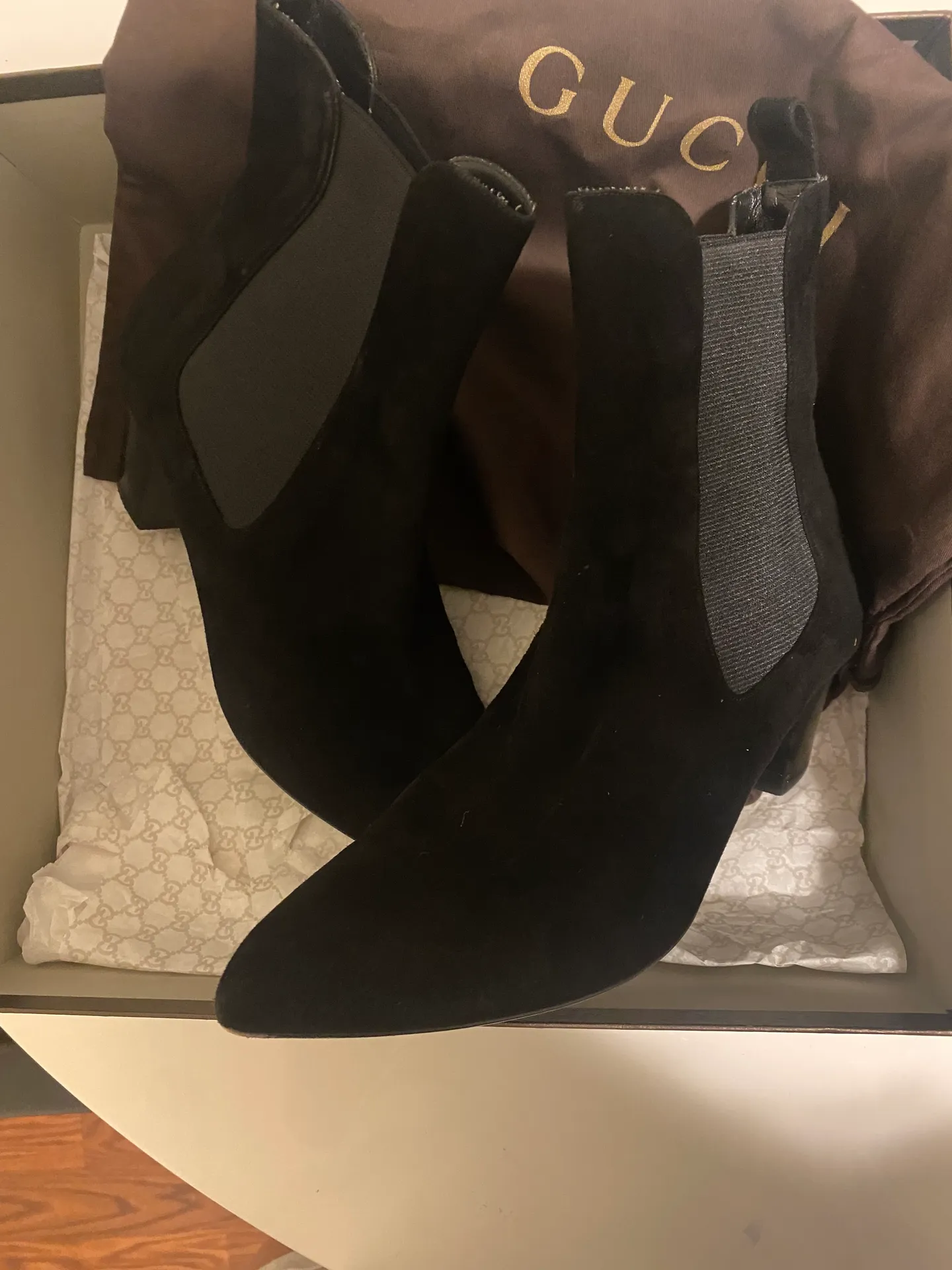 Gucci Suede Boots - Image 2