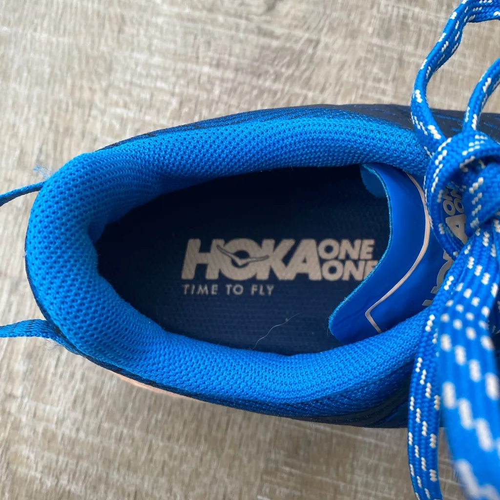 HOKA ONE ONE Speedgoat 4 Sneaker Women's 9.5 Running Shoes Blue - Image 13