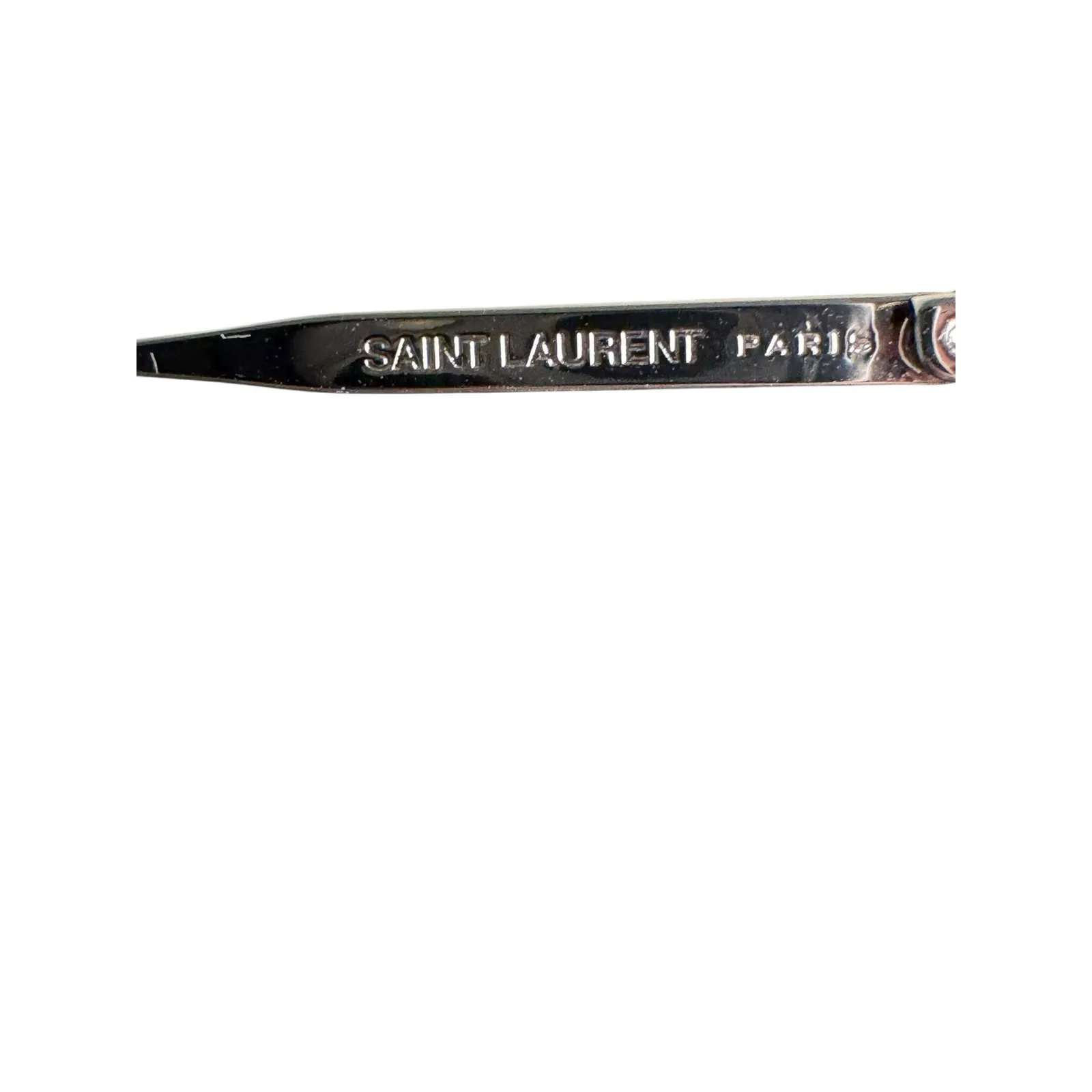 Saint Laurent NWT SL 309 Square Frame Sunglasses in Silver - Image 6