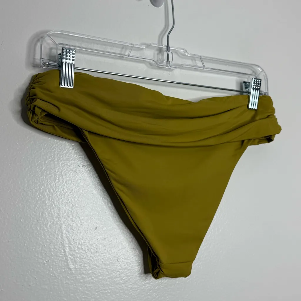 NWT Zara Green Bikini Bottom High‎ Rise Size Small - Image 9