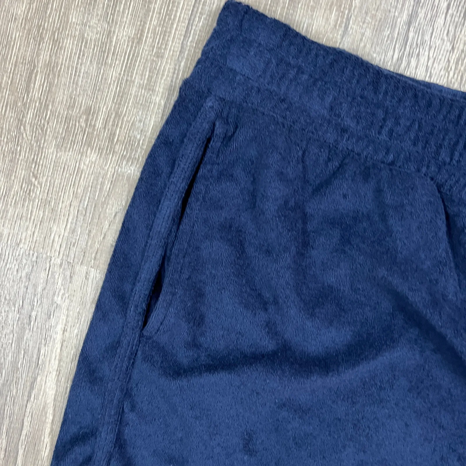 Ava & Viv Women's Plus Size Dark Blue Loop Terry Shorts - Size X - NWT - Image 3