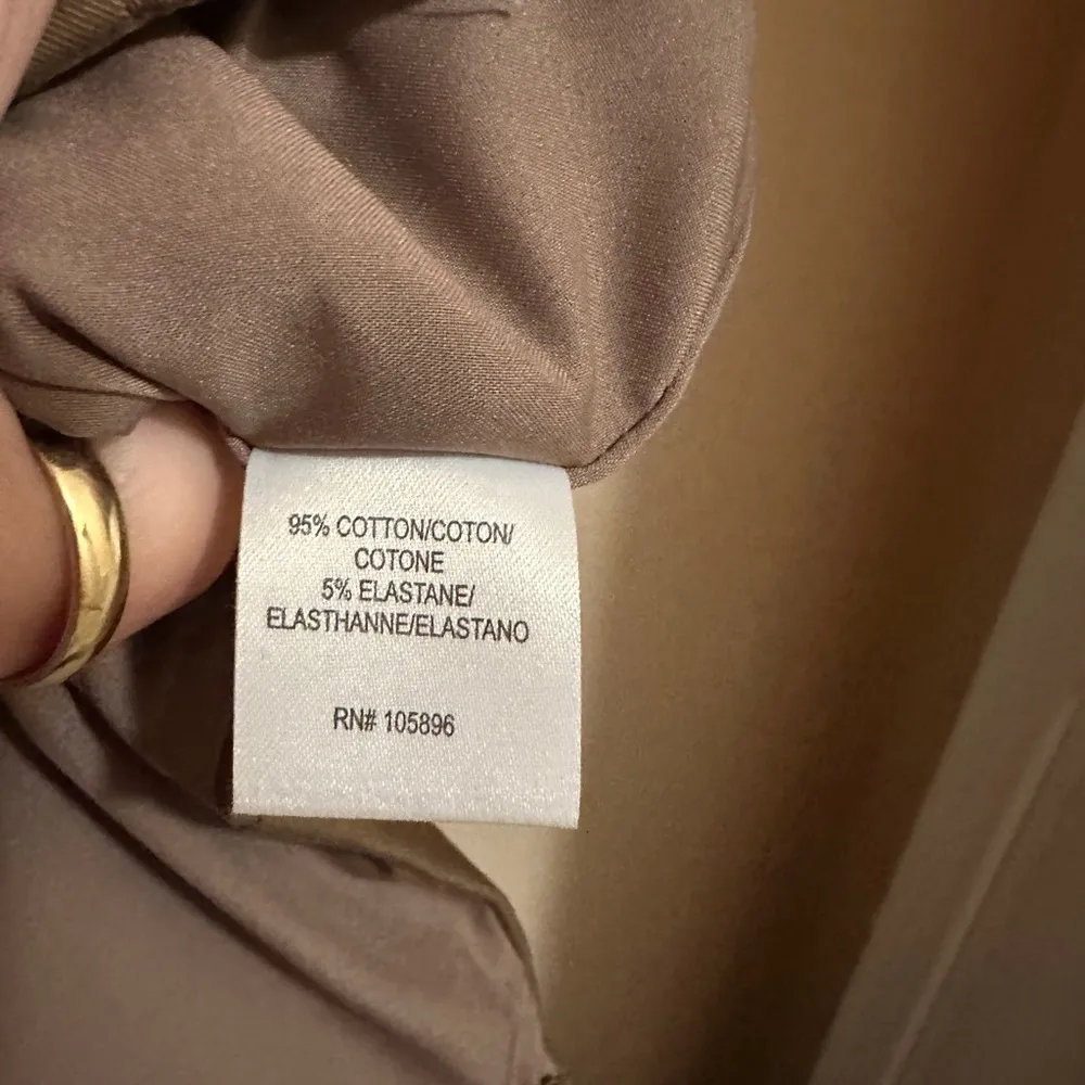 Worth Skirt Women 8 Brown Pencil Straight Skirt Geometric Accents Office Preppy - Image 8