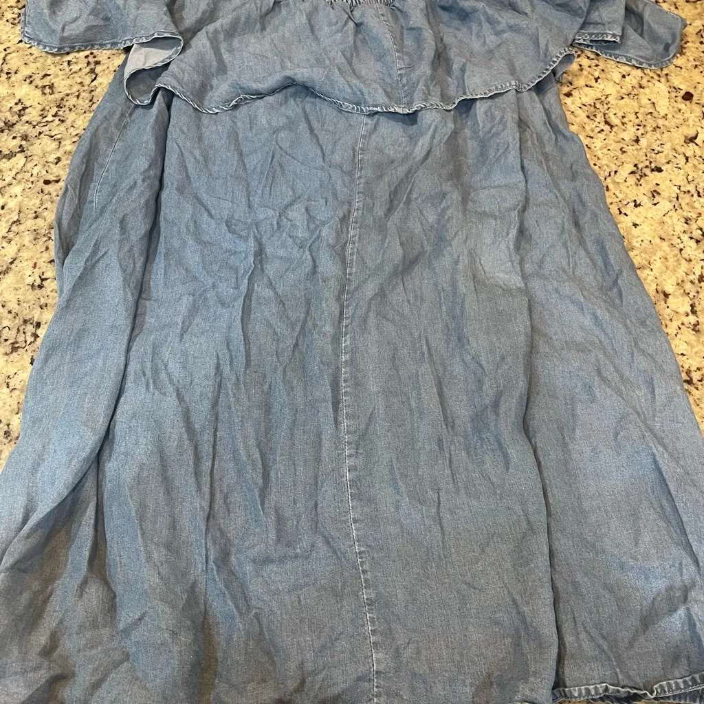 J for Justify  Light Blue Denim Blouse - Image 4