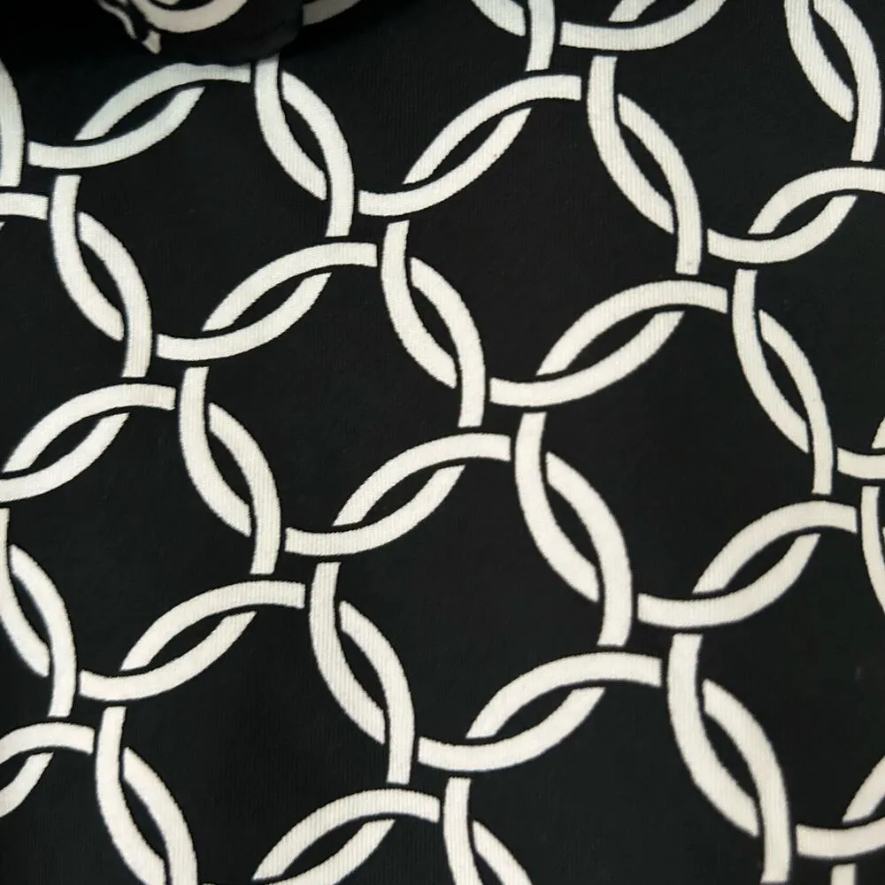 White House Black Market Tiered Riffle Geometric Lined A-Line Skirt Size 0 - Image 6