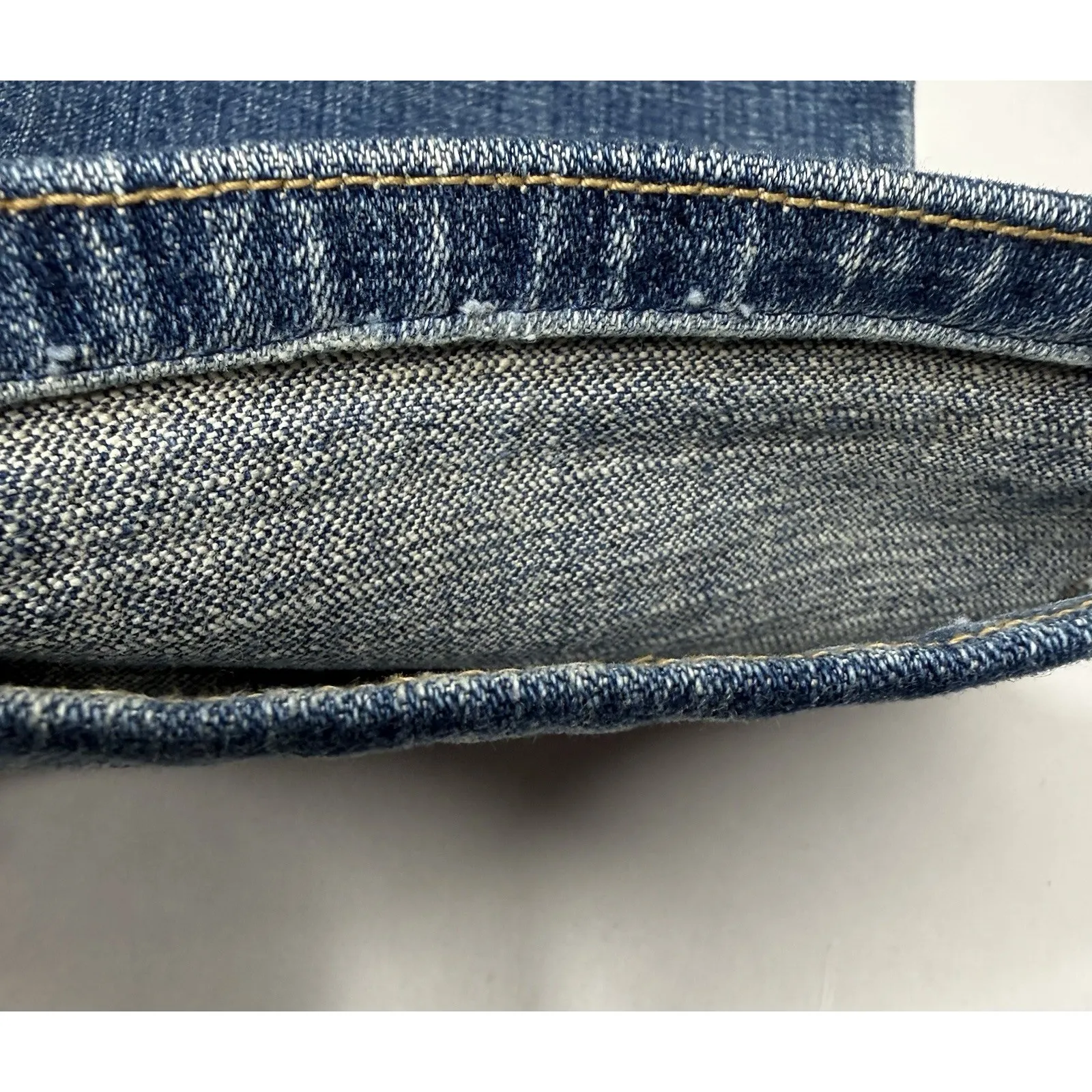 Levi's 505 Straight Leg Jeans Womens Sz 12M Light Wash Blue Denim Momcore Preppy - Image 13