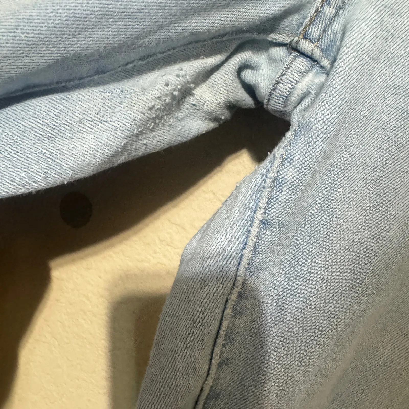 Levis Premium 721 High Rise Skinny Jeans Womens 31 Light Wash Blue Denim - Image 3