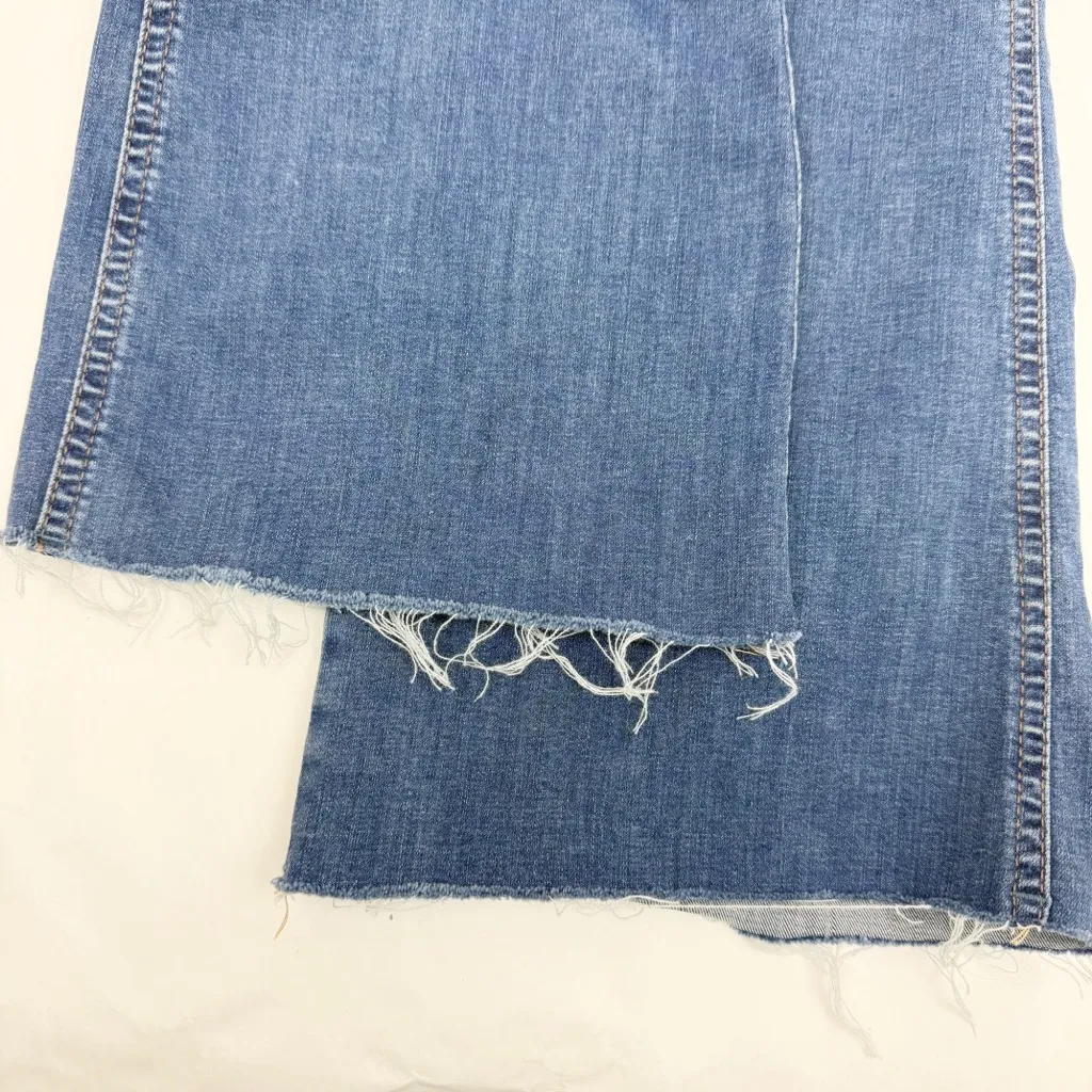 Free People X We The Free Crvy 2nd Avenue One Piece Jumpsuit Overalls Denim Blue - Image 11