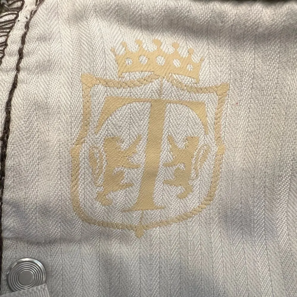 Talbots Woman Heritage Straight Leg Five Pocket Corduroy Jeans Size 14 Brown - Image 9