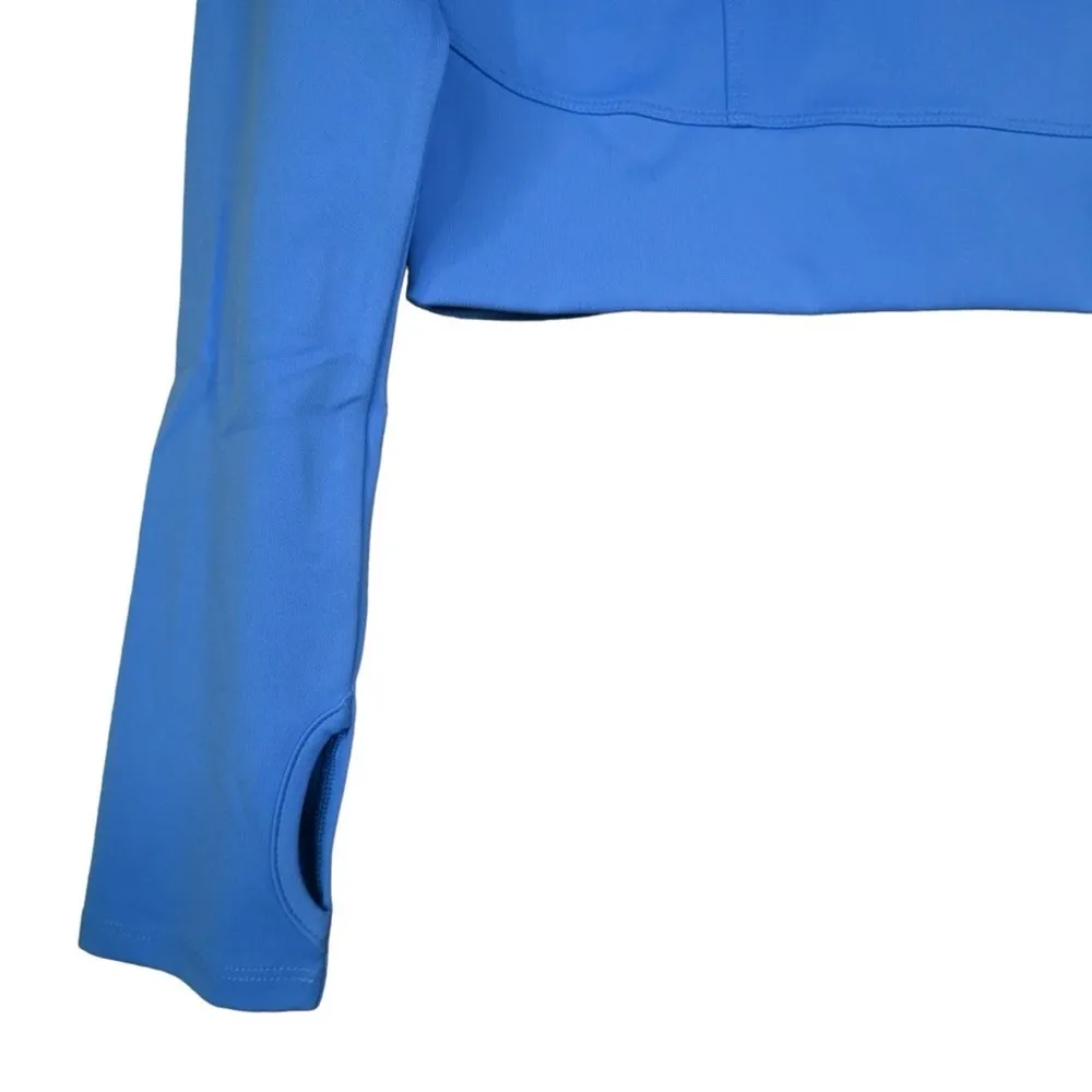 YOGALICIOUS Womens L Lux Crosstrain Half Zip Jacket in Marina Blue NEW - Image 7