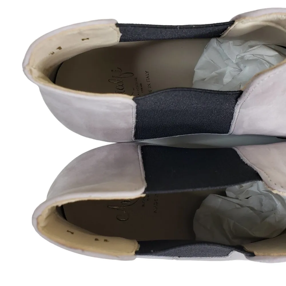 AMALFI BY RANGONI Womens 11 Enrico Chelsea Boot in Fog Nubuck NEW Gray - Image 7