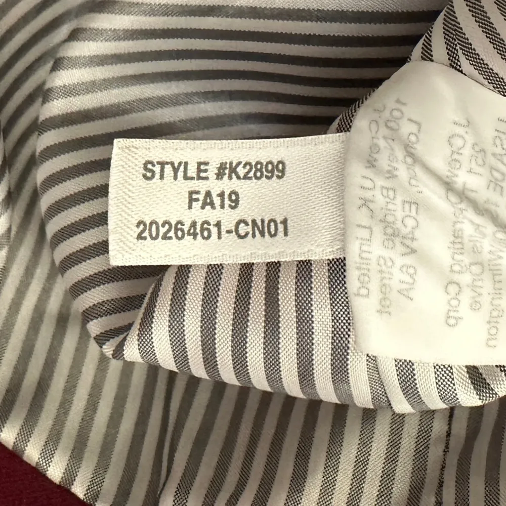 J. CREW Schoolboy Blazer Merlot Red Small - Image 8