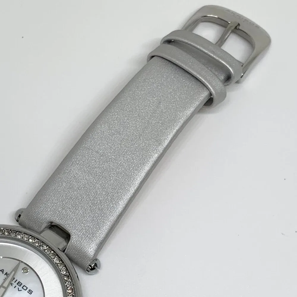 Akribos XXIV genuine Diamond Dial Women's watch AK434SL sapphire running - Image 3