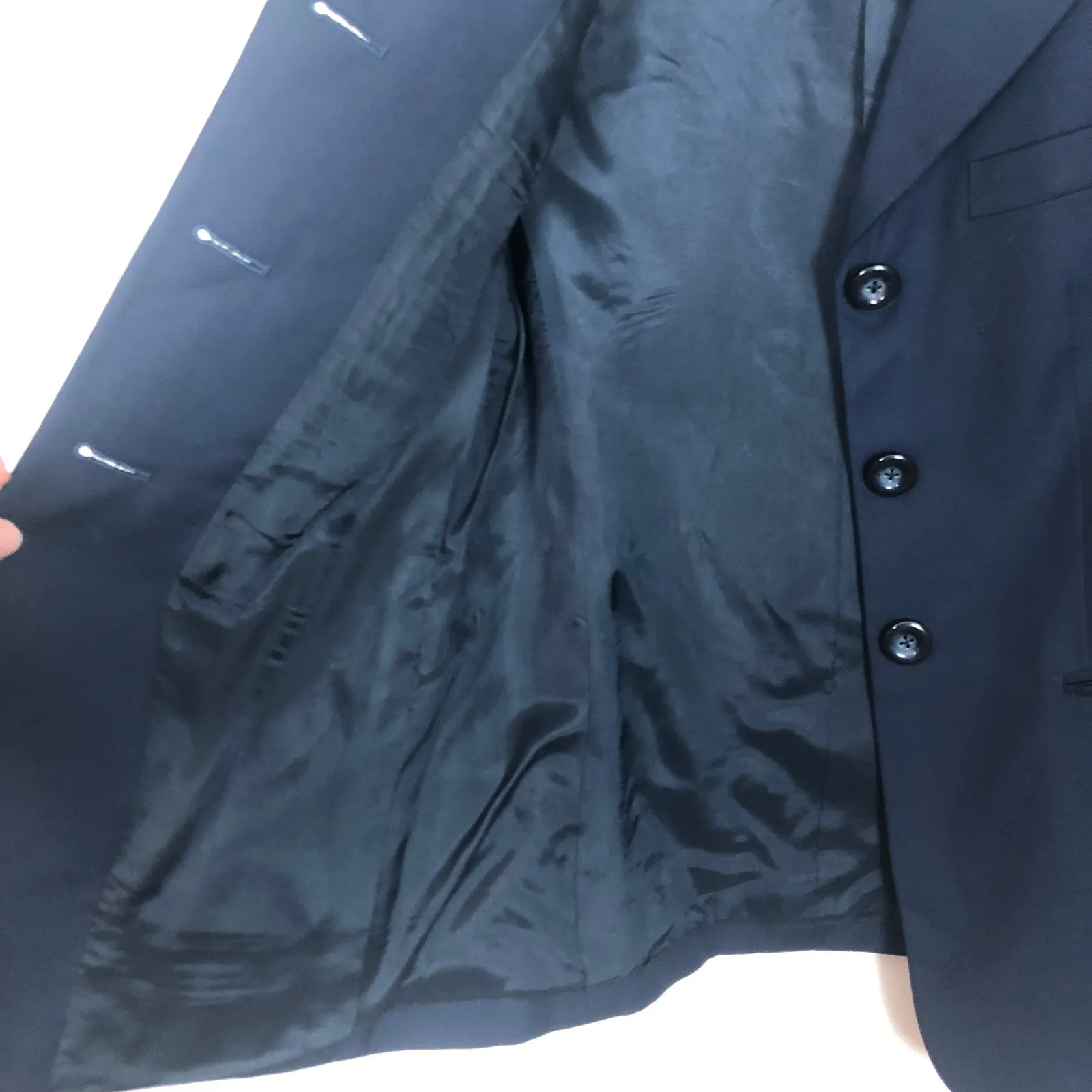 Glen's Women's Blue Button Down Blazer Size S/M - Image 7