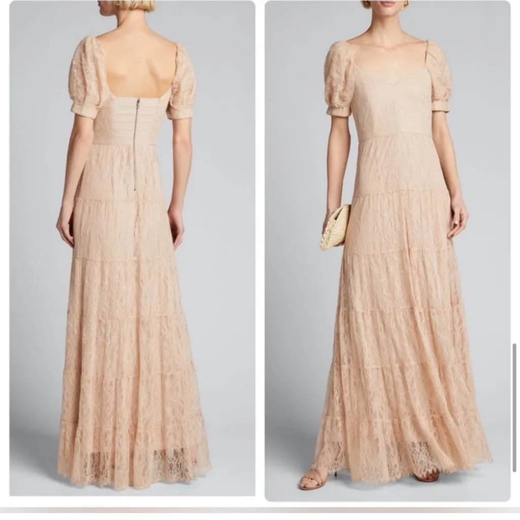 Alice +‎ Olivia Remona Sweetheart Lace Maxi Dress Size 8 - Image 3