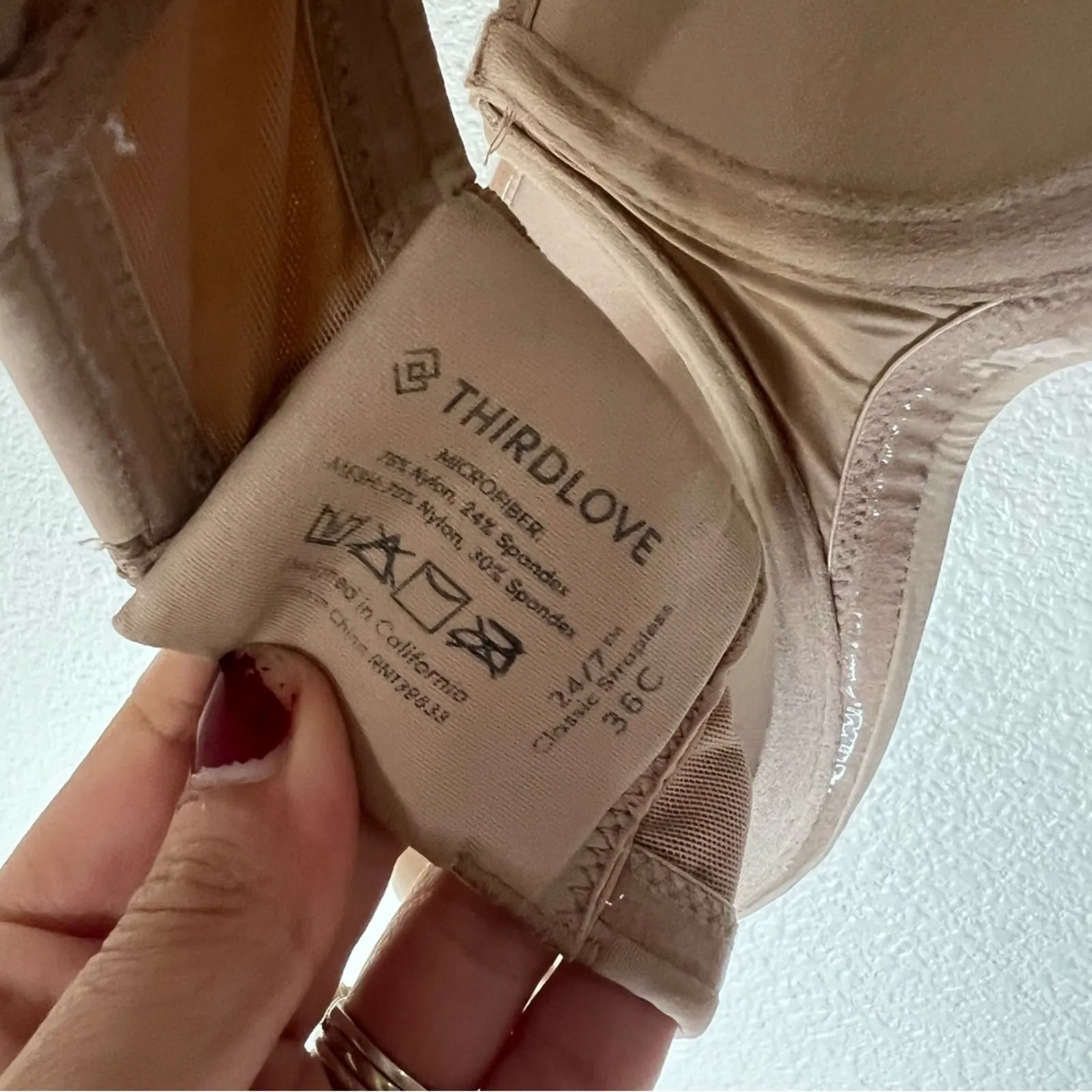 Thirdlove tan nude 24/7 classic strapless bra 36C - Image 6