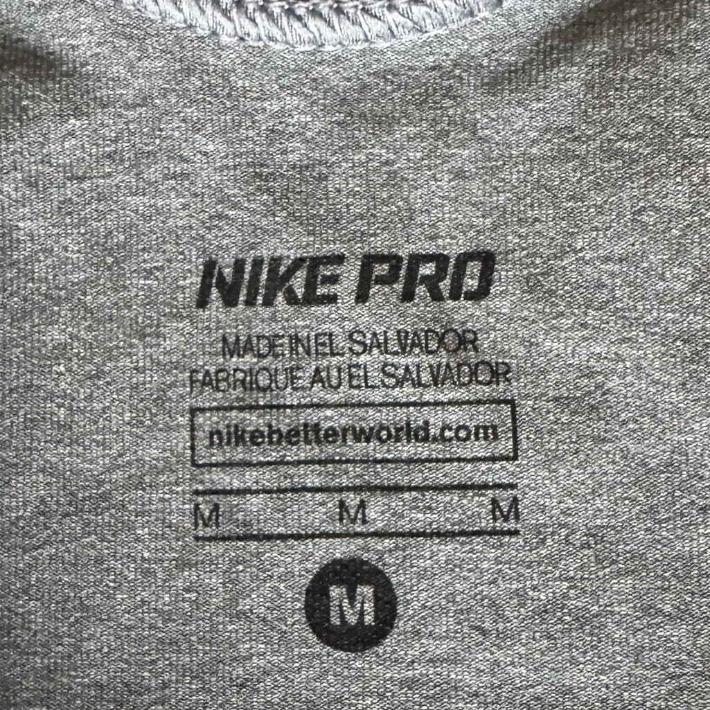 🏋️‍♀️Nike Pro Women’s Racerback Compression Tank Top🏋️‍♀️ ~M Gray Size M - Image 4