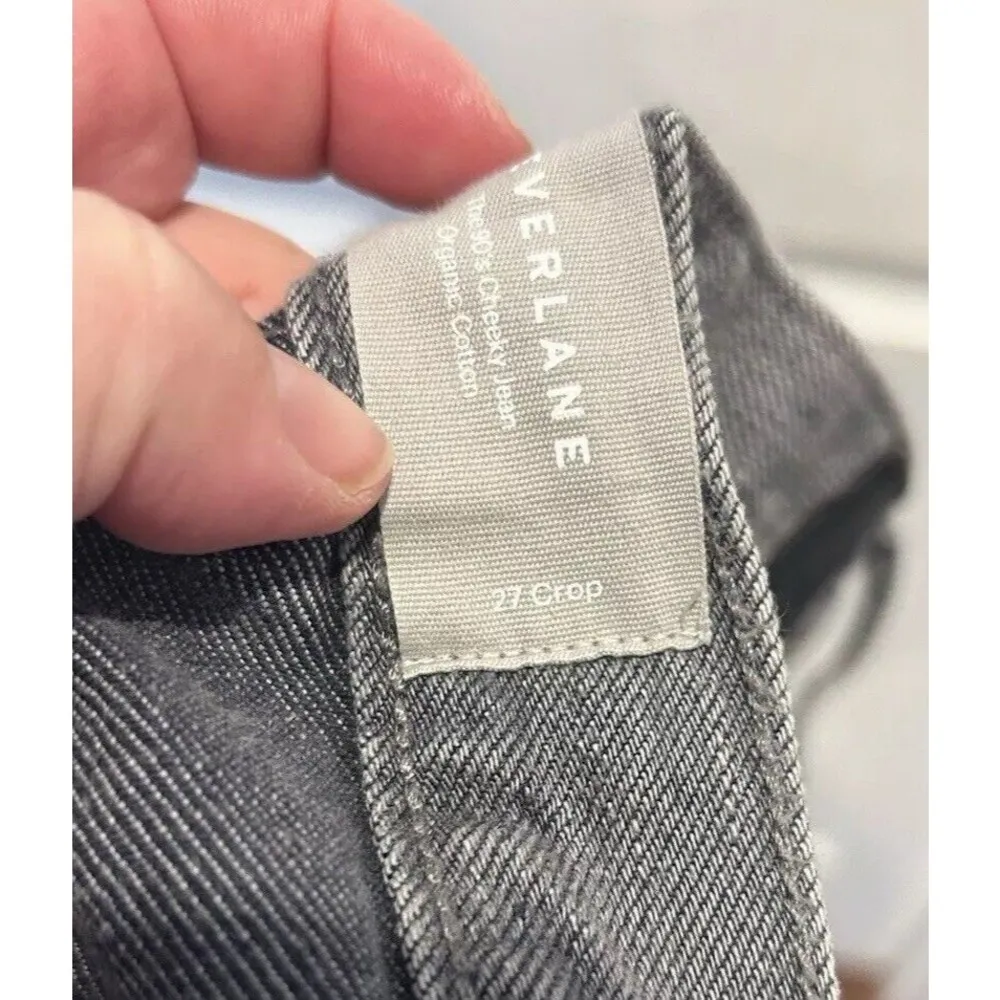 Everlane Jeans The 90’s Cheeky Crop Jeans in Gray Women's size 27 Organic Cotton - Image 8