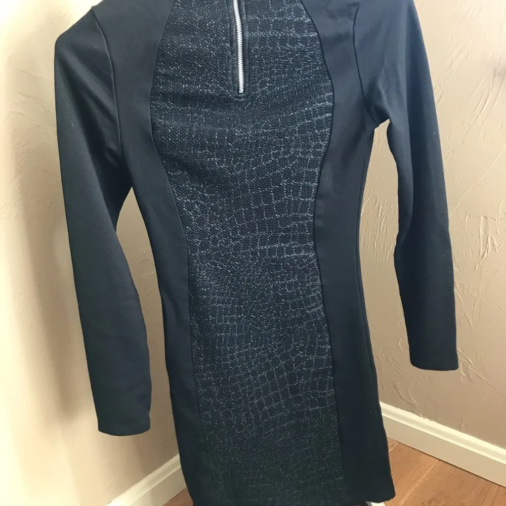 Divided by H&M long sleeve black dress - Image 2
