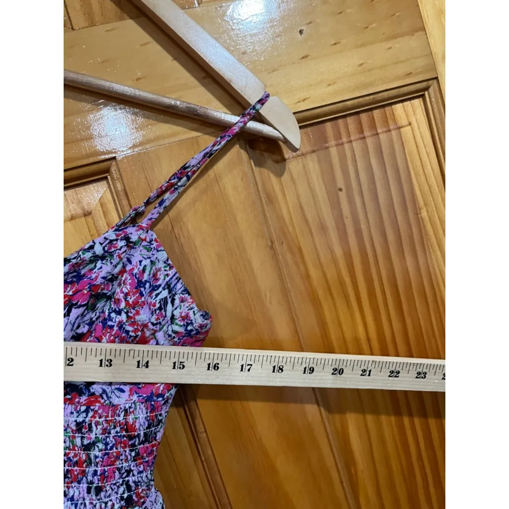 Women’s Yumi Kim Anthropologie Floral Smocked Summer Maxi Dress Size Medium - Image 6