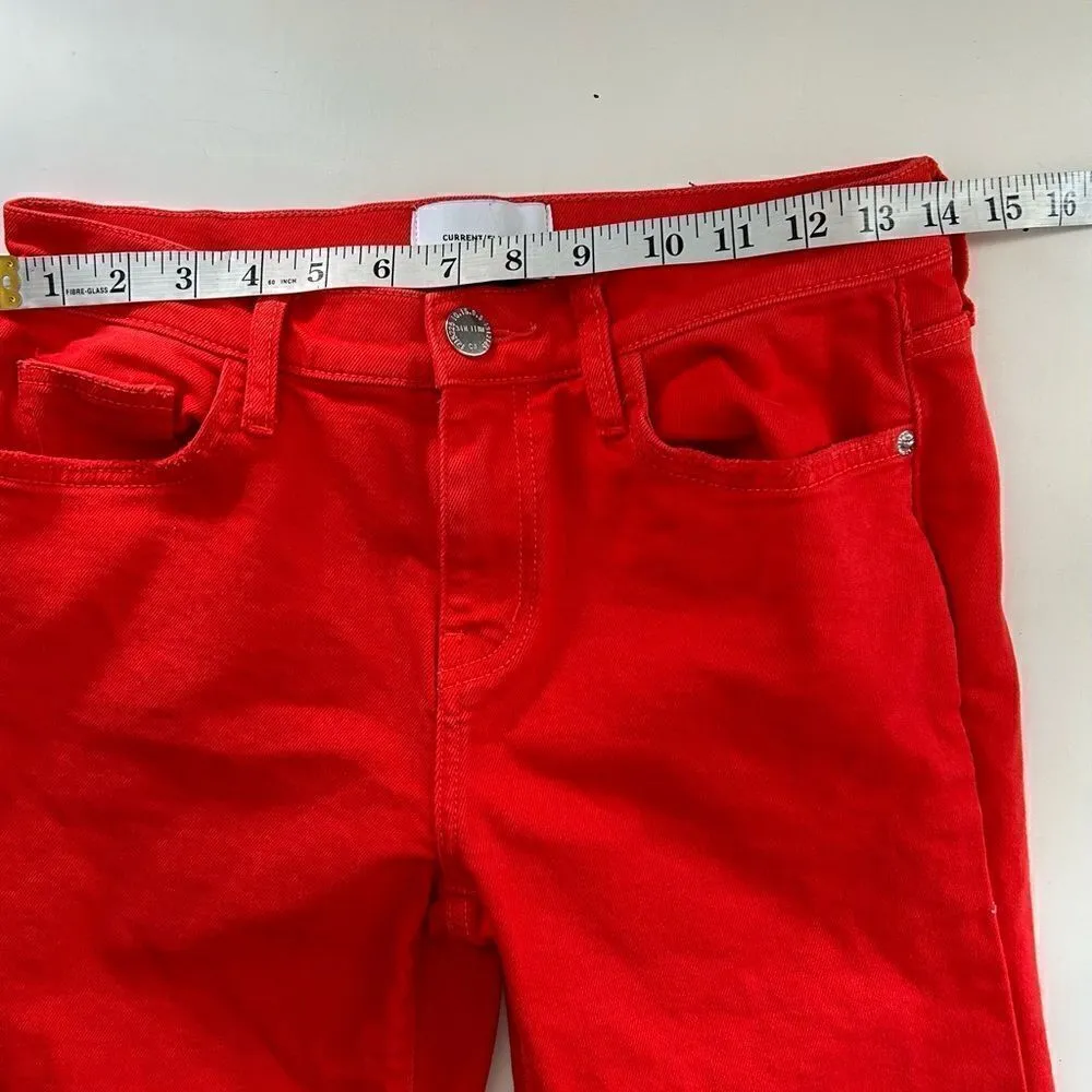 Anthropologie The Kick Straight Leg Raw Hem Cropped Jeans 27 - Image 7