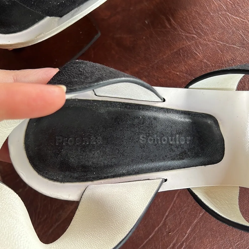 Proenza Schouler Suede Sandal with Copper Heel - Image 8