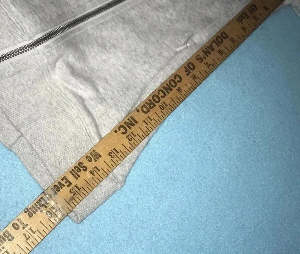 ATHLETA hoodie thumbholes zipper pockets asymmetrical front zipper NEW size XXS - Image 9