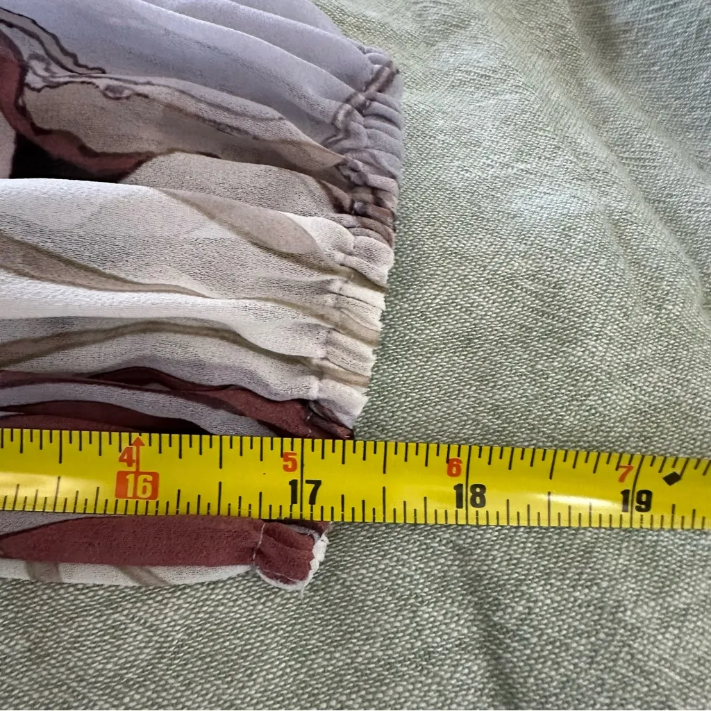 Aritzia Wilfred Daydreamer Mini Pleated Patterned Dress Size S - Image 8