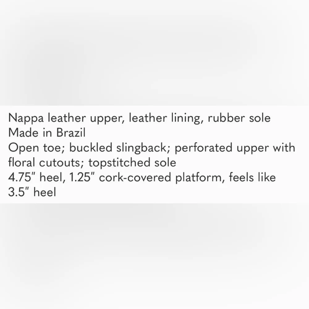 Tory Burch Daisy Perforated Leather Platform Wedge Sandals Brown Tan - Image 8