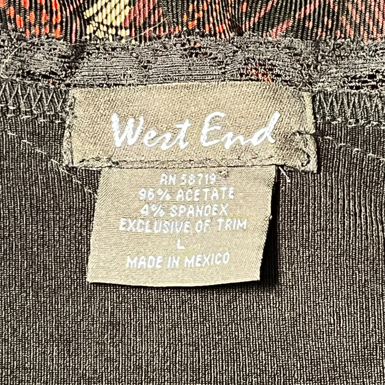 West End Abstract Circle‎ Print Lace Trim V - Image 4