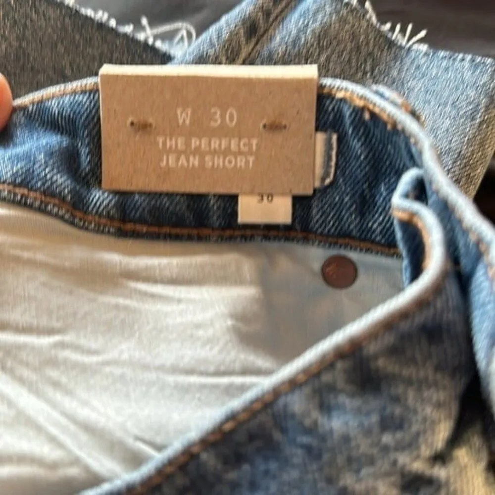 NWT Madewell The Perfect Jean Short in Burnett Wash: TENCEL™ Lyocell - Image 8