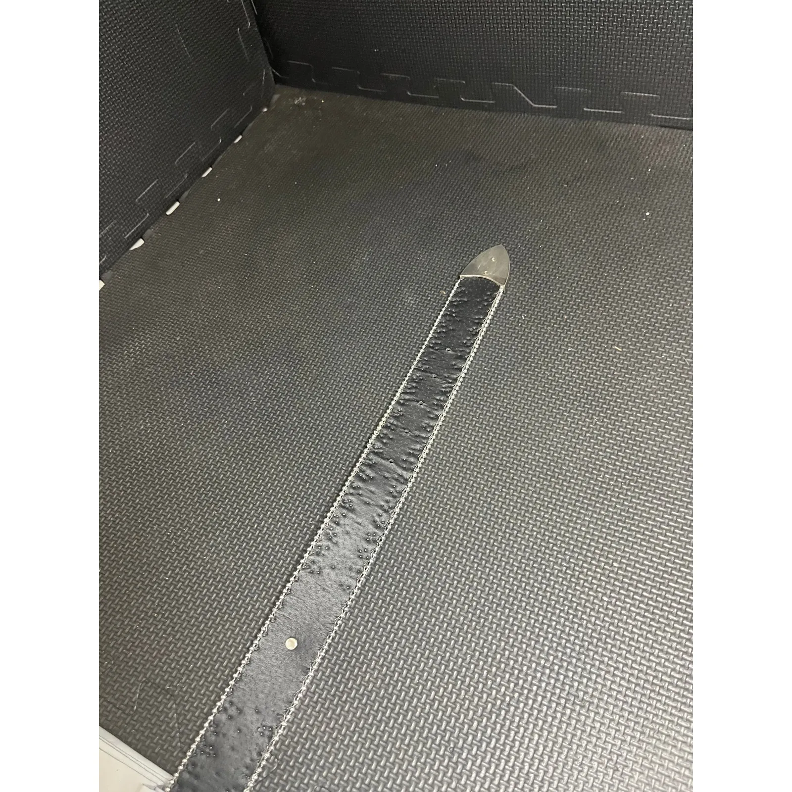 Y2K Rue 21 Womens L‎ Western Rhinestone Faux Leather Bling Belt Black NWT Grunge - Image 8