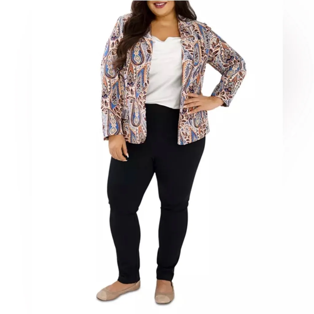 Marée Pour Toi Plus Paisley Print Blazer – Multicolor – Size 16
NWT Blue - Image 4