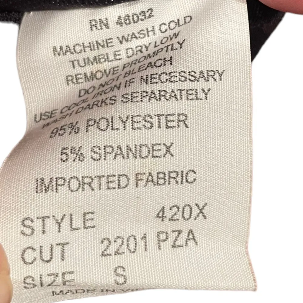 N Touch Vintage 90s Orange Fall Autumn Harvest Woodland Leafy Stretch Tank Top - Image 8