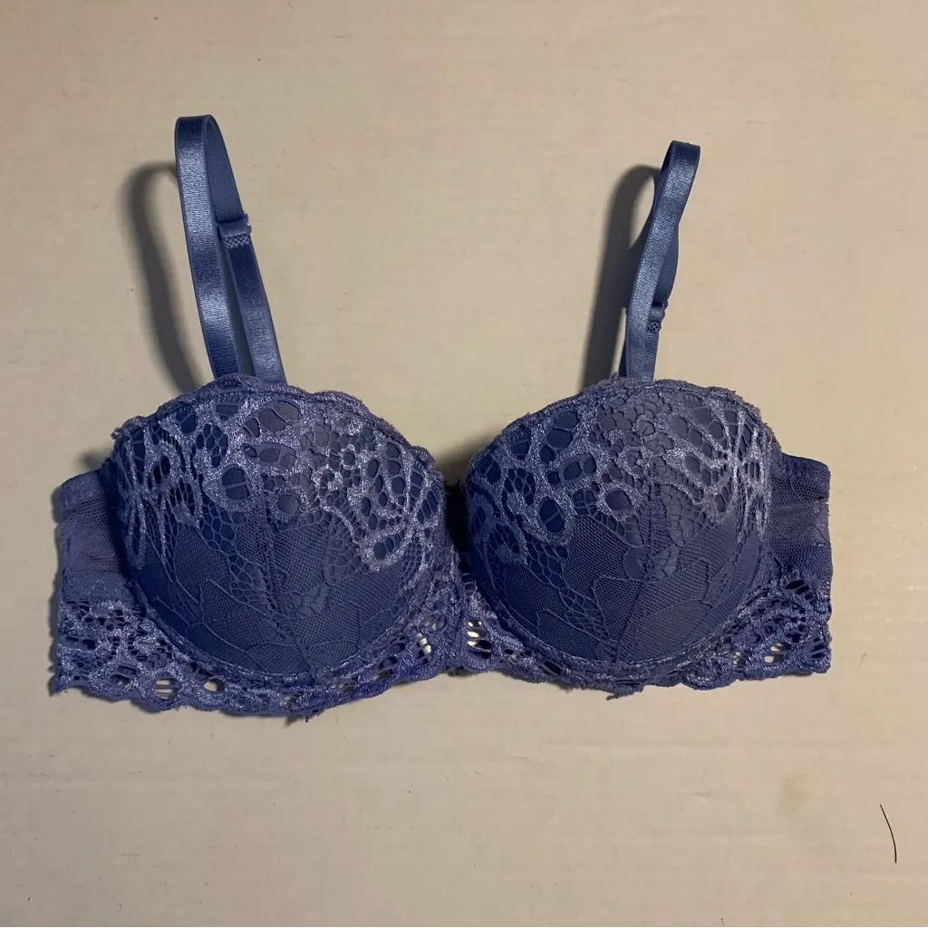 Lumie Blue Lacey Strap/Strapless Bra Size undefined - Image 3