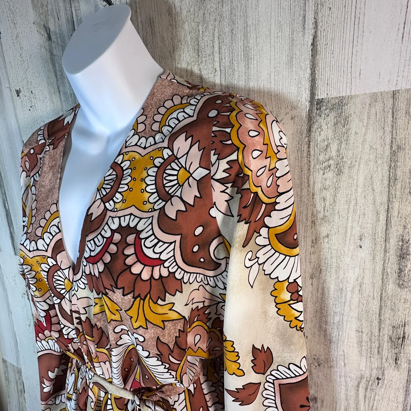 NWT BCBG Max Azria Rio Red Wrap Dress | Kimono Style | Sz Small | MSRP $248 - Image 5