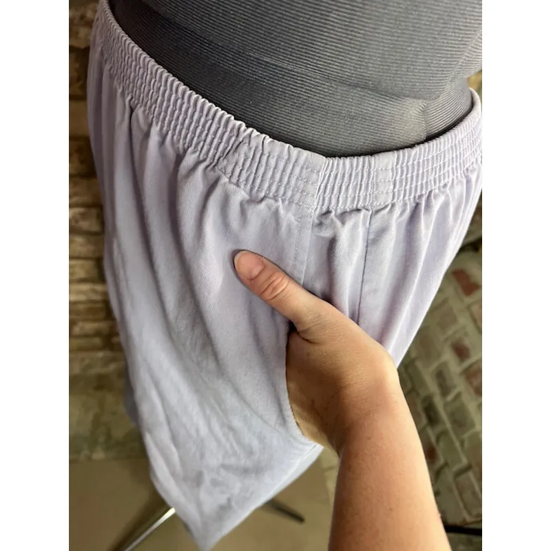 Alfred dunner pants elastic waist purple violet pockets - Image 4