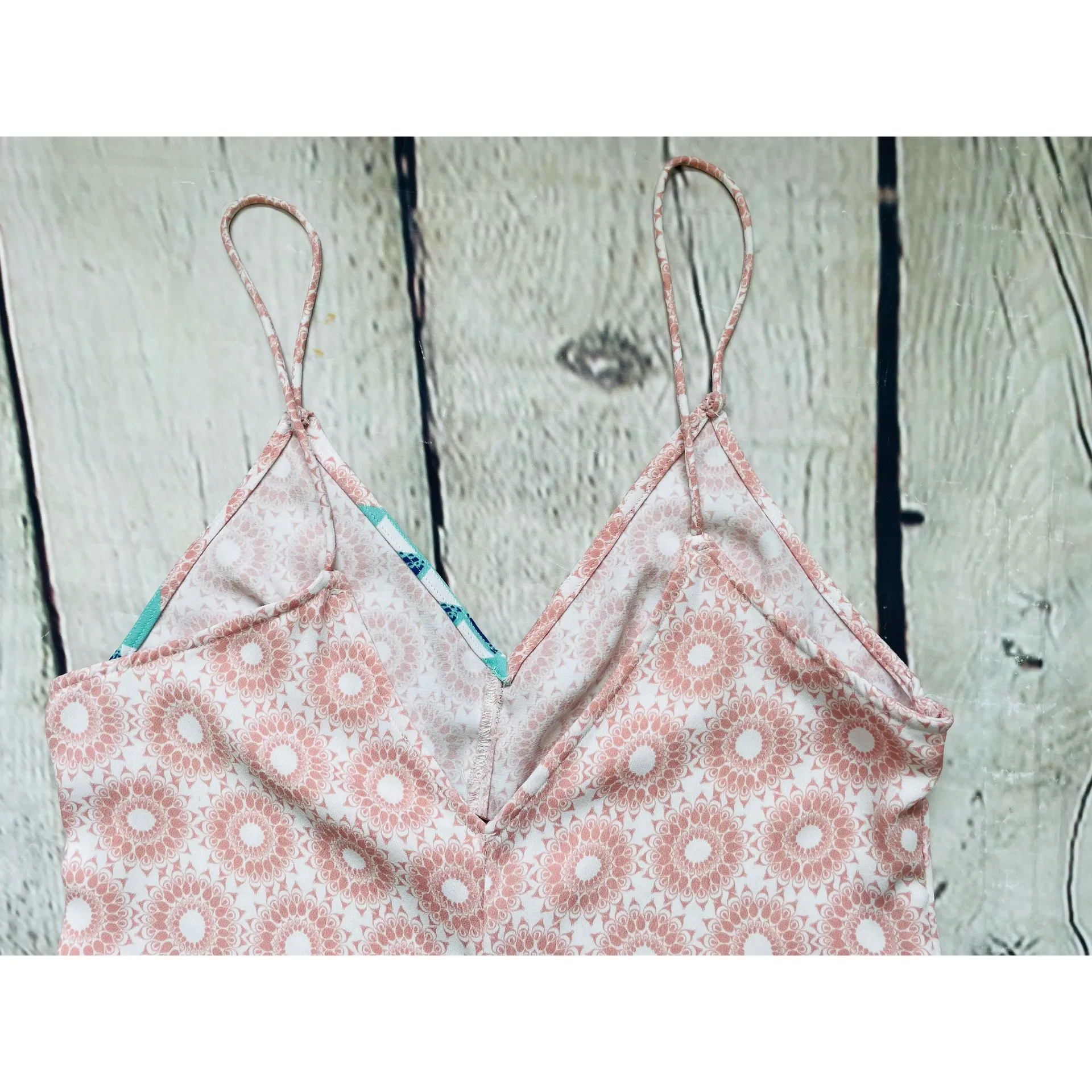 Sophia Geometric Print Romper - Image 11