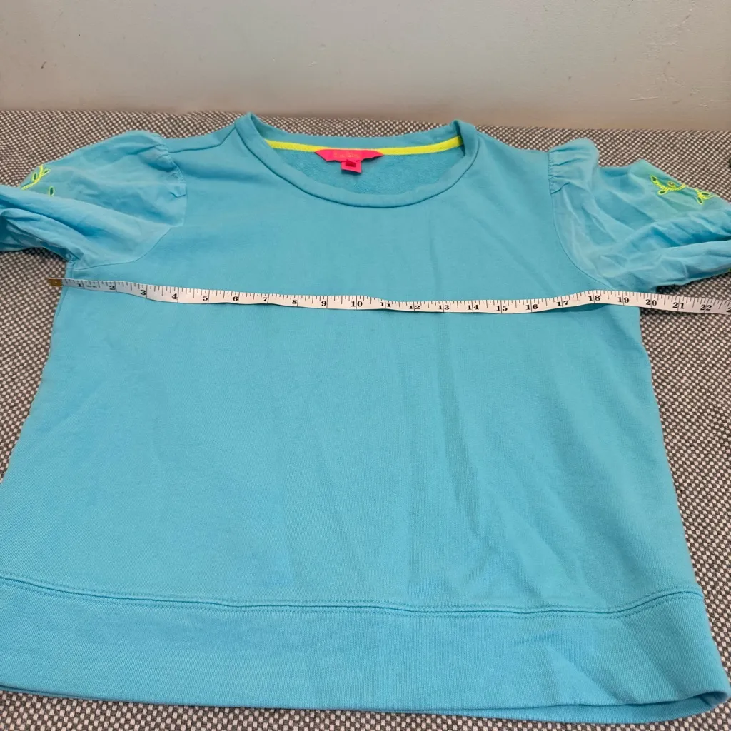 Lilly Pulitzer Women's Alla Terry Sweatshirt Size S - Image 9