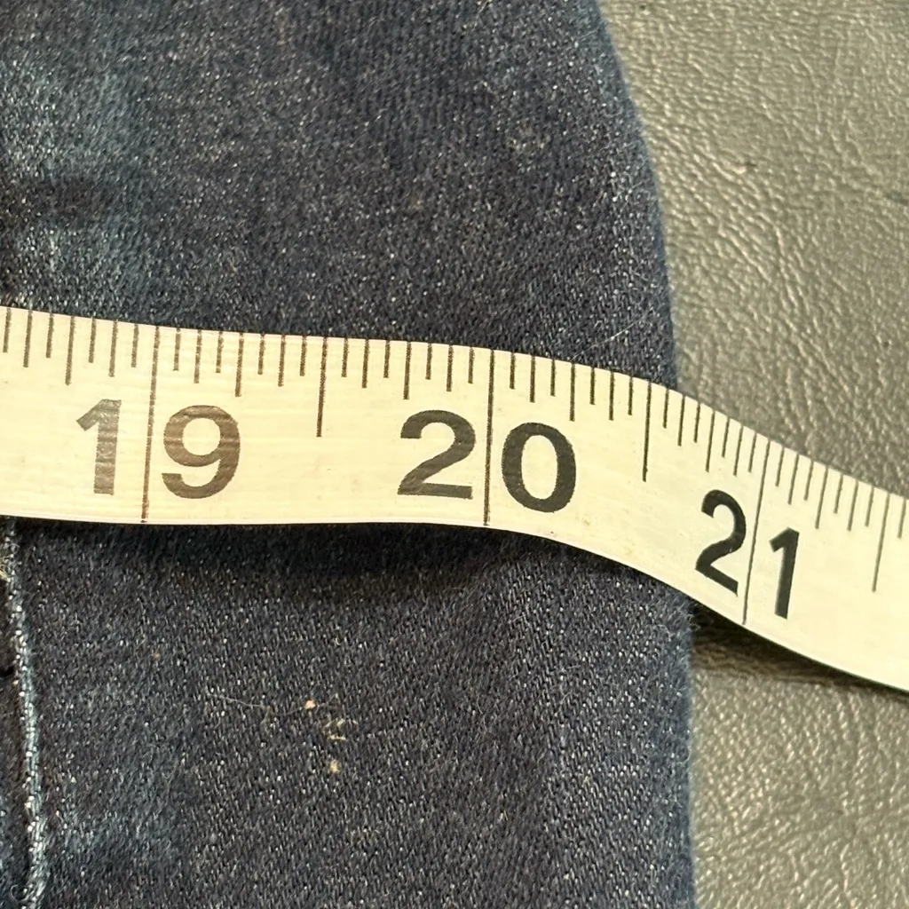 Eileen Fisher Organic Cotton Stretch Tapered Denim Pant Womens 6 Ankle Length - Image 7