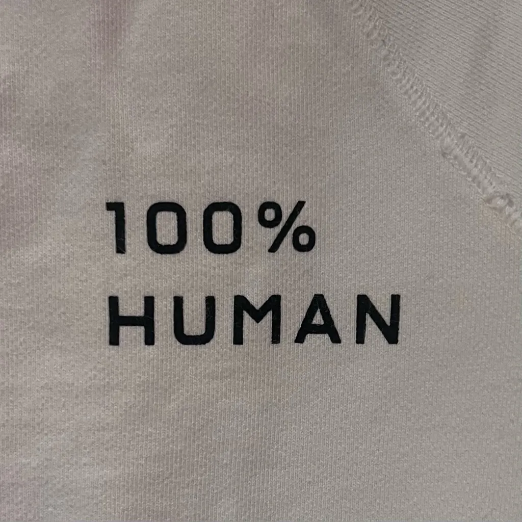 Everlane 100% Human Crewneck French‎ Terry Cotton Sweatshirt in White Size XXS - Image 6