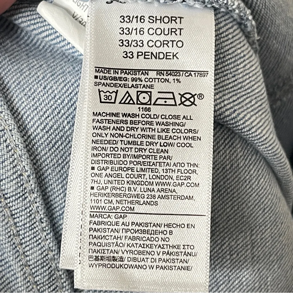 GAP High Rise Stride Light Wash Jeans, Size 16 Short - Image 11