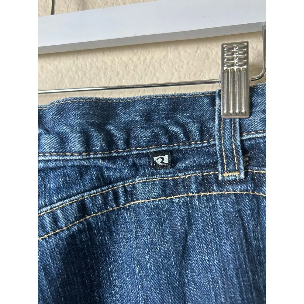 Vintage Rockies Jeans Women's Size 8 Long Dark Wash Denim Western Cowgirl Blue - Image 10