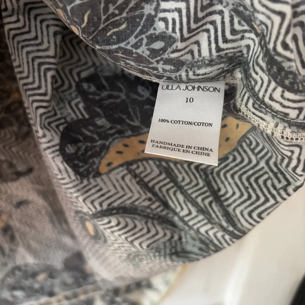 Ulla Johnson Ianna Skirt Size 10 Boho Midi Length Printed Skirt Portofino Floral - Image 11