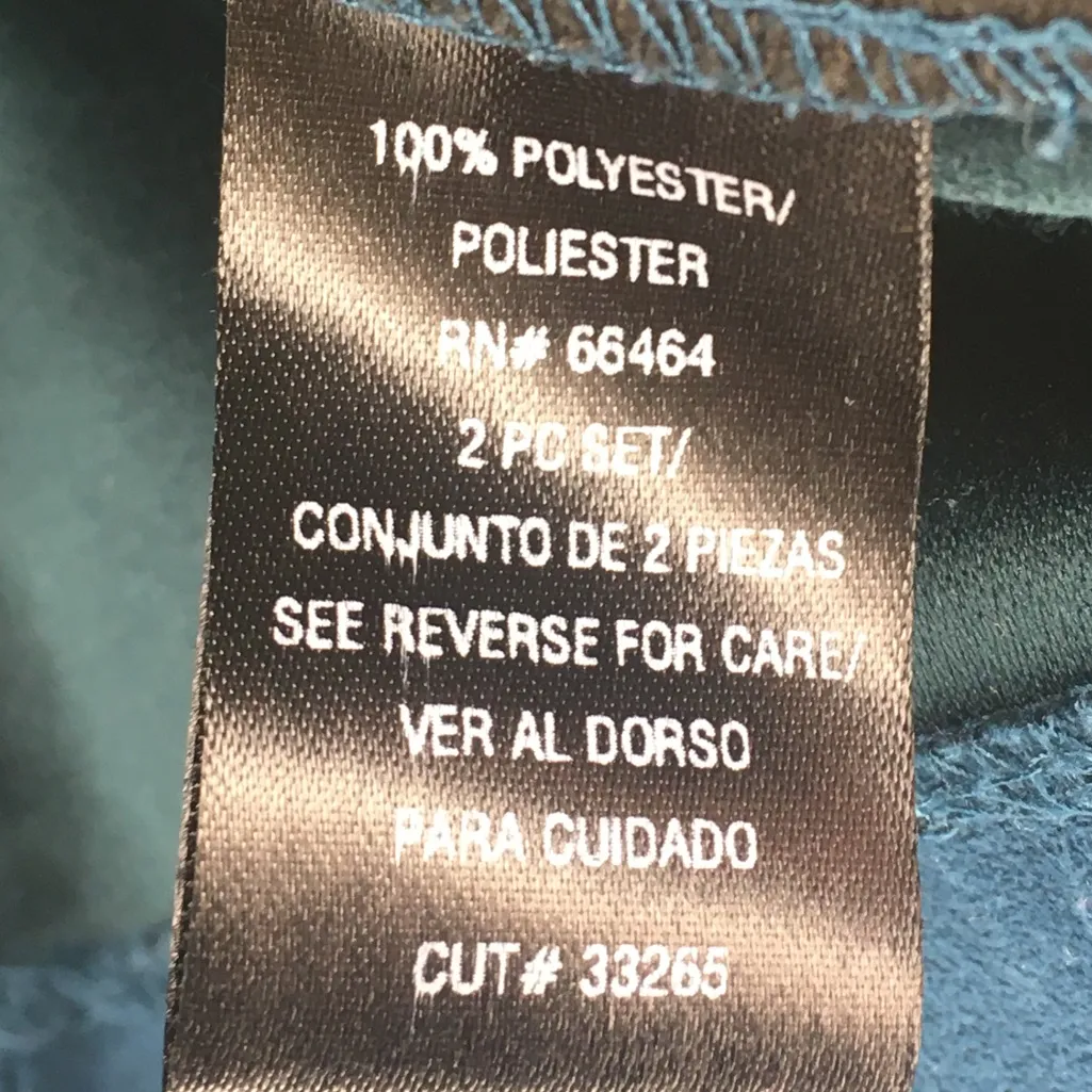 STUDIO I Teal Blue Faux Suede Blazer Jacket 10 - Image 11