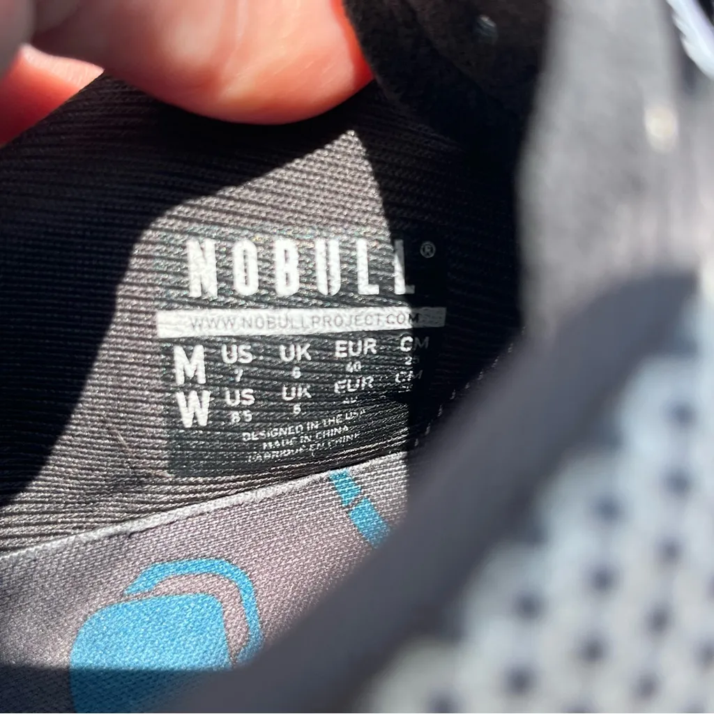 NOBULL Women’s SuperFabric Training Shoes Sneakers CrossFit Blue Flowers Sz 8.5 - Image 6