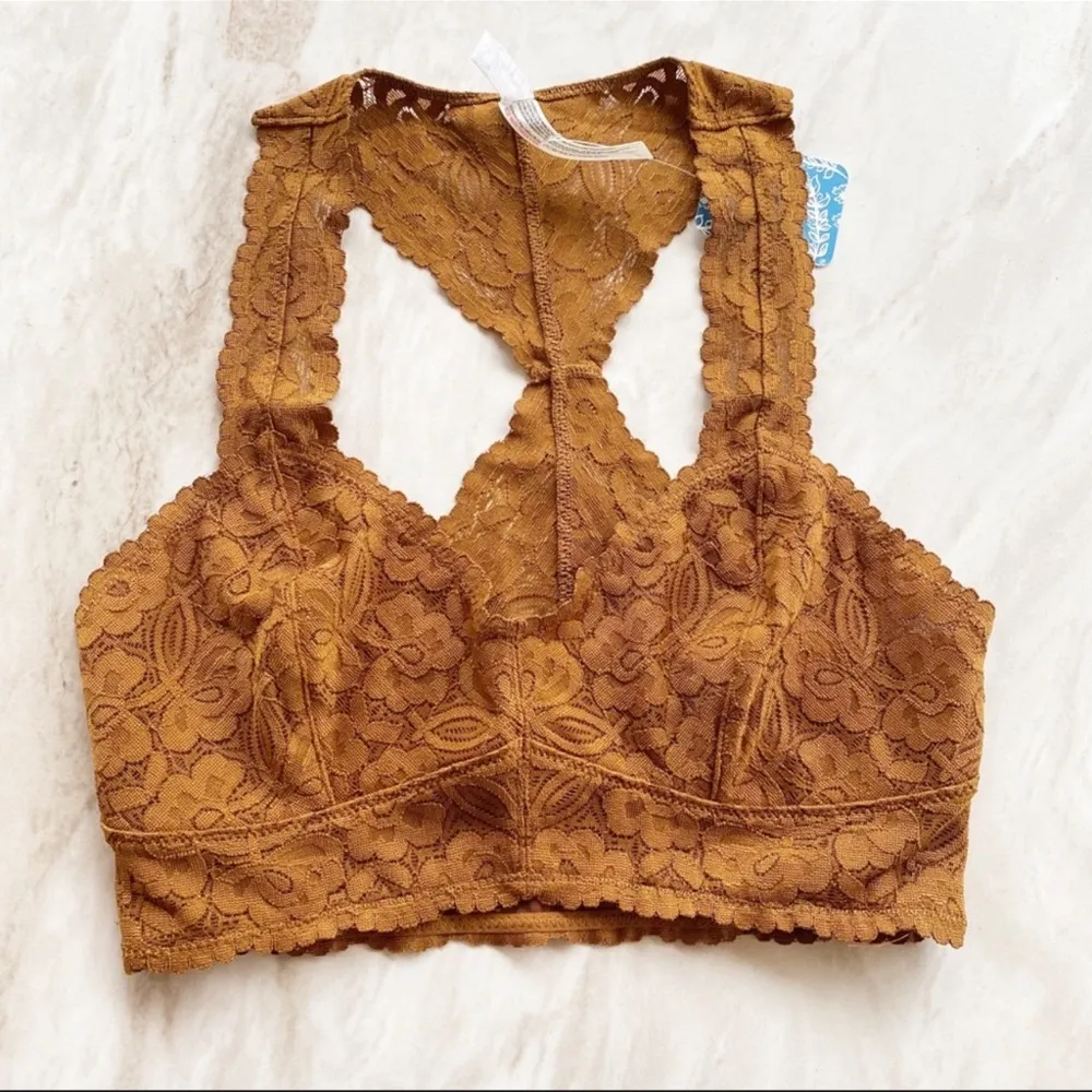 Galloon Racerback Lace Bralette Sz Small NWT - Image 3