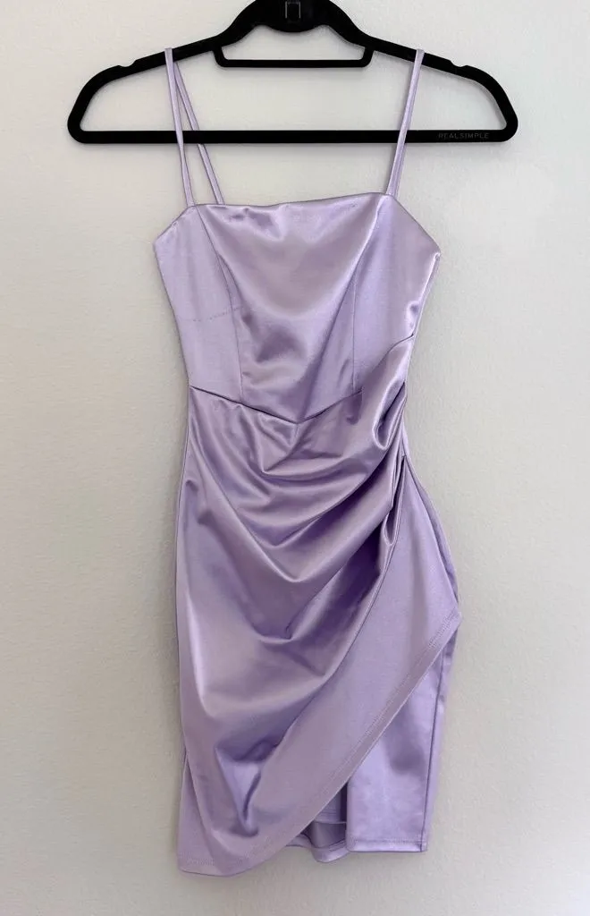 Windsor Windsor Purple Satin Tank Dress | Sz: Xs | Color: Purple