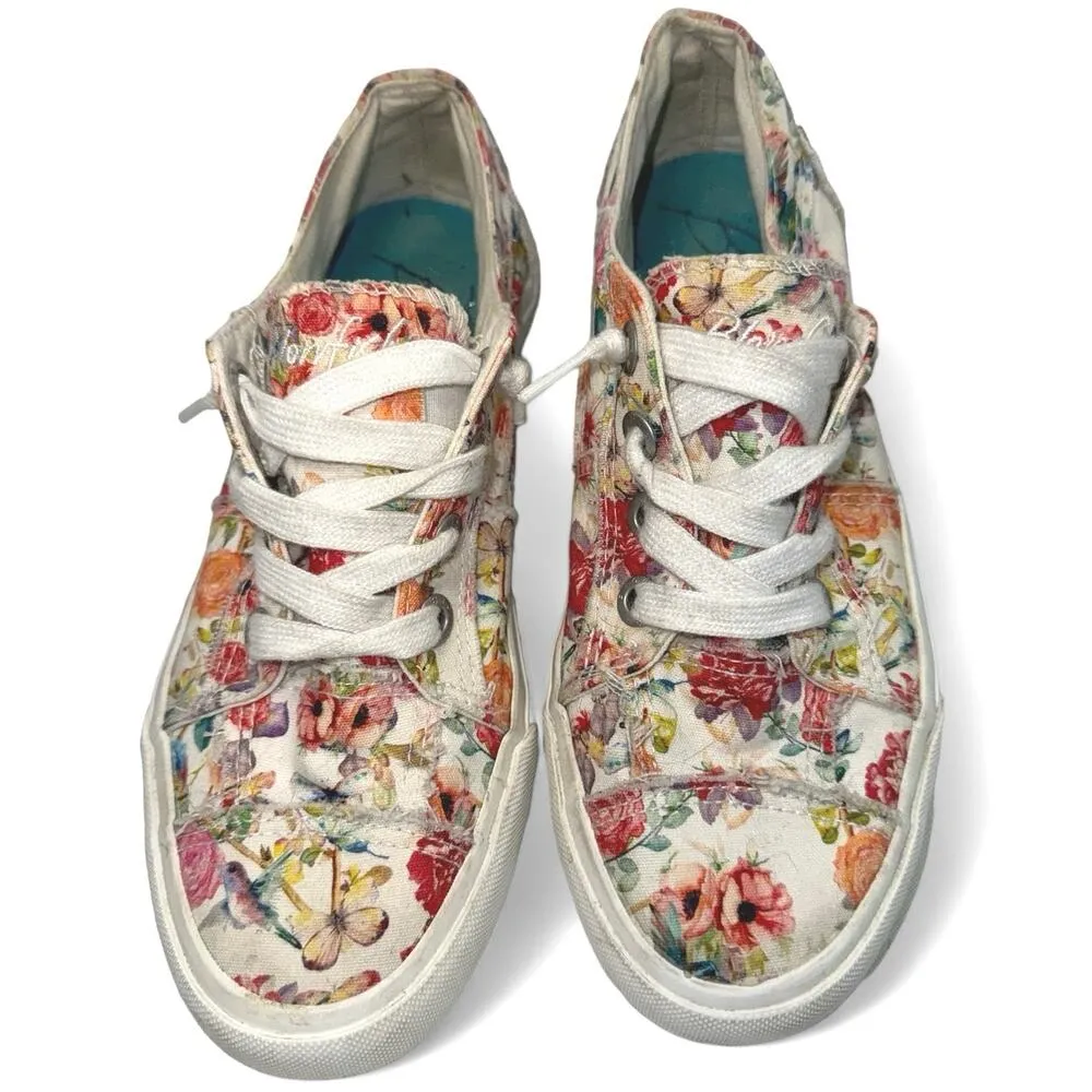 Blowfish White Floral Sneakers women’s 7 - Image 2