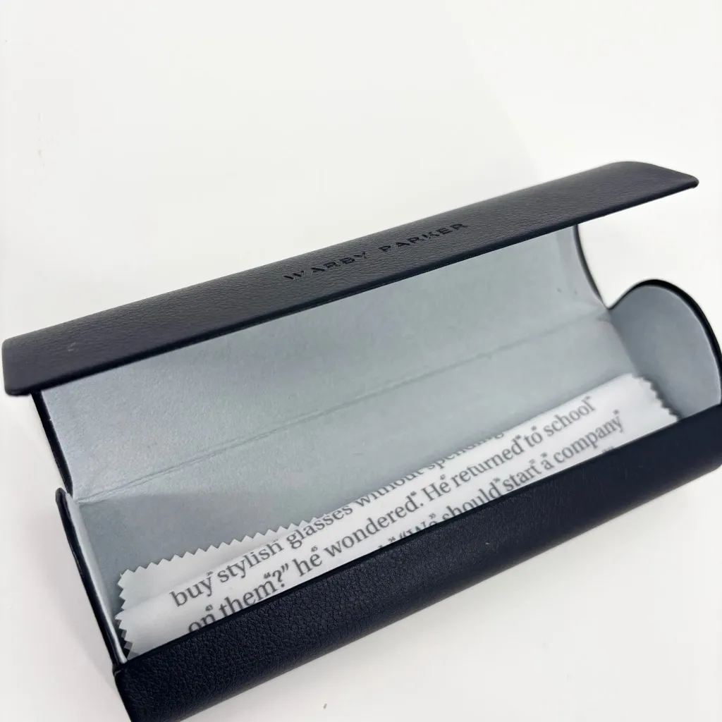 Warby Parker Haskell 500 M 49-22-145 Crystal Clear Frames Glasses - Image 8