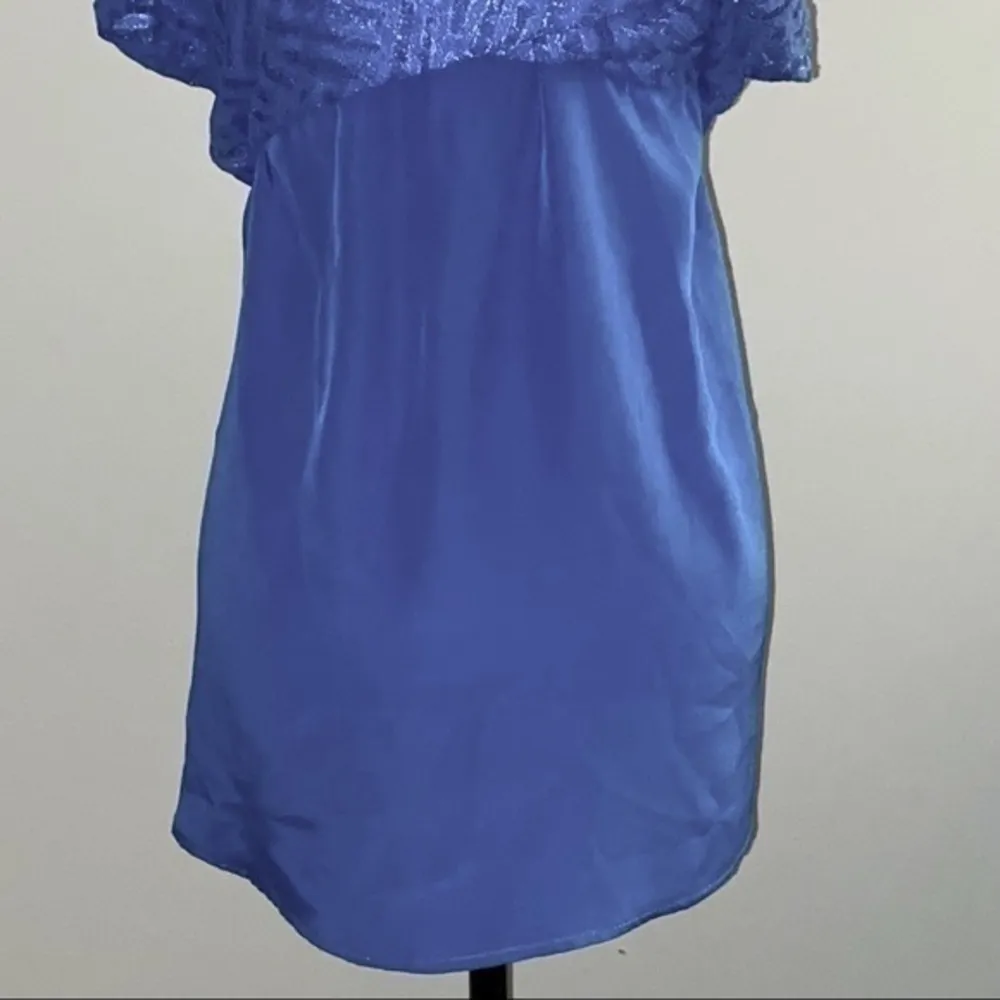 LILLY PULITZER Angel Halter Dress in Sapphire Blue Bamboo Geo Lace. XS. EUC - Image 5